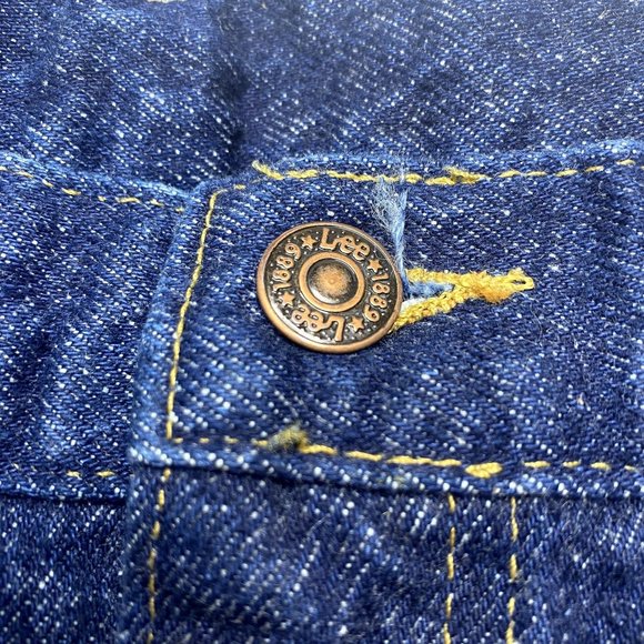 NWT Vintage Lee Jeans, dark wash, deadstock - Picture 6 of 12